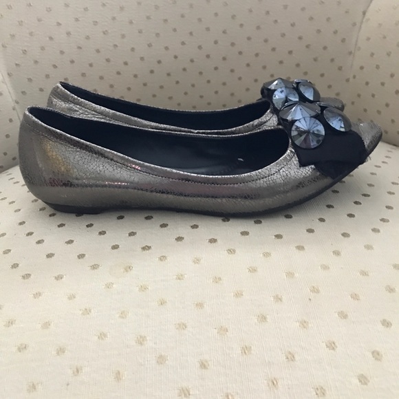 BCBG Shimmery Jeweled Flats - Picture 4 of 6